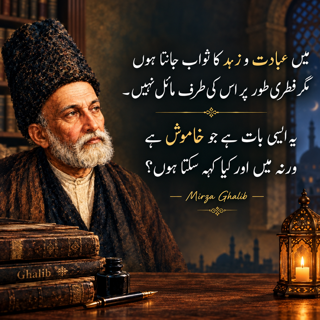 Mirza Ghalib Quotes in Urdu