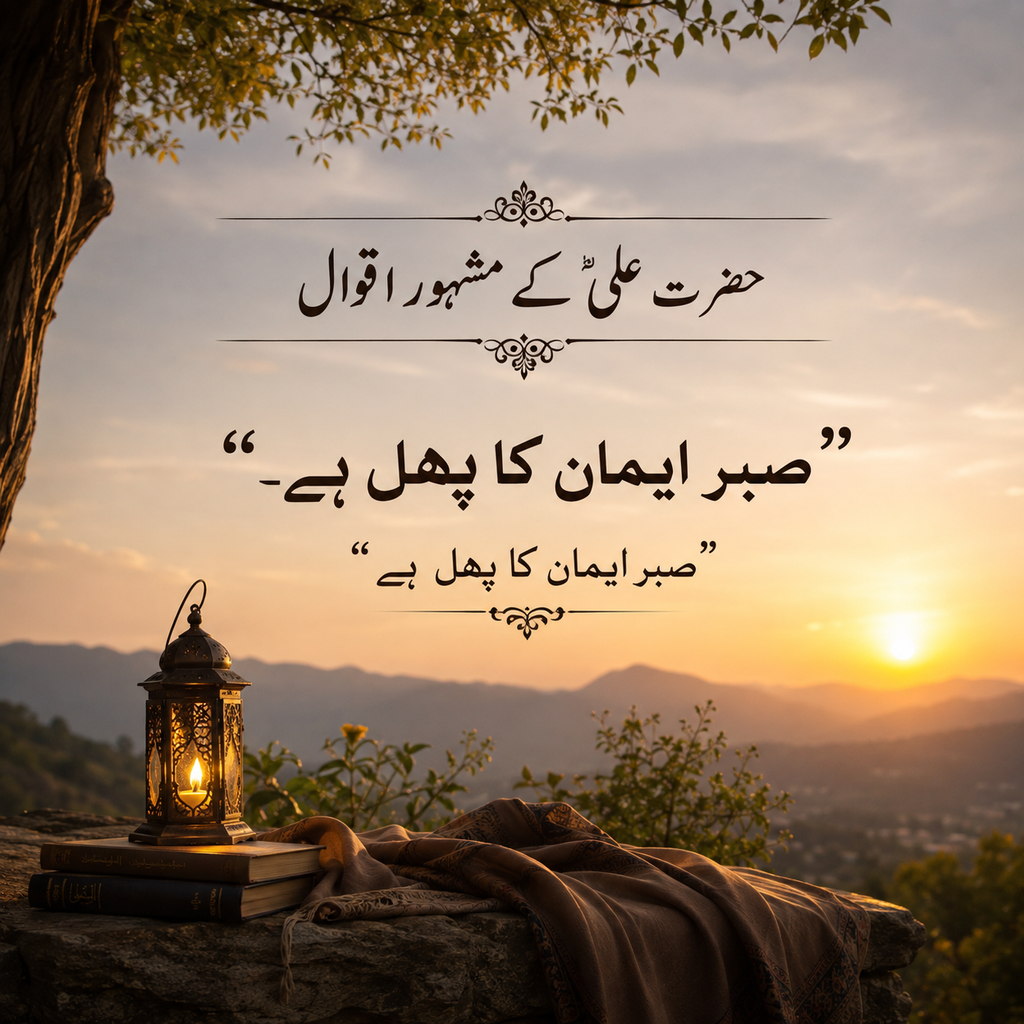 حضرت علیؓ کے مشہور اقوال